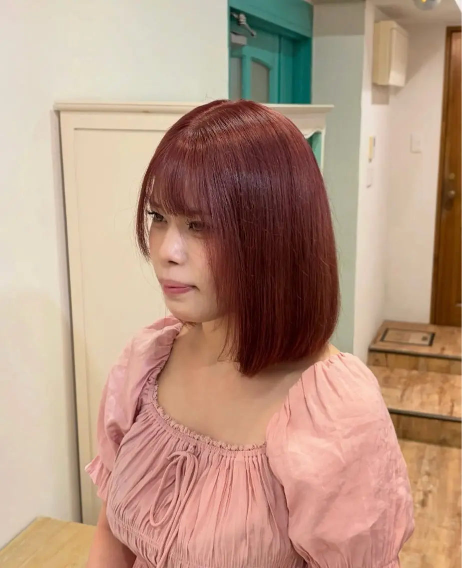 カラー 水口 琉那のヘアスタイル