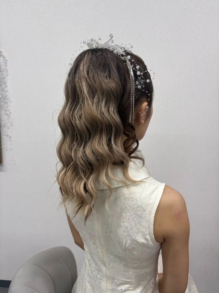ヘアアレンジ 結婚式・ブライダル ヘアサロン ミカヅキのヘアスタイル