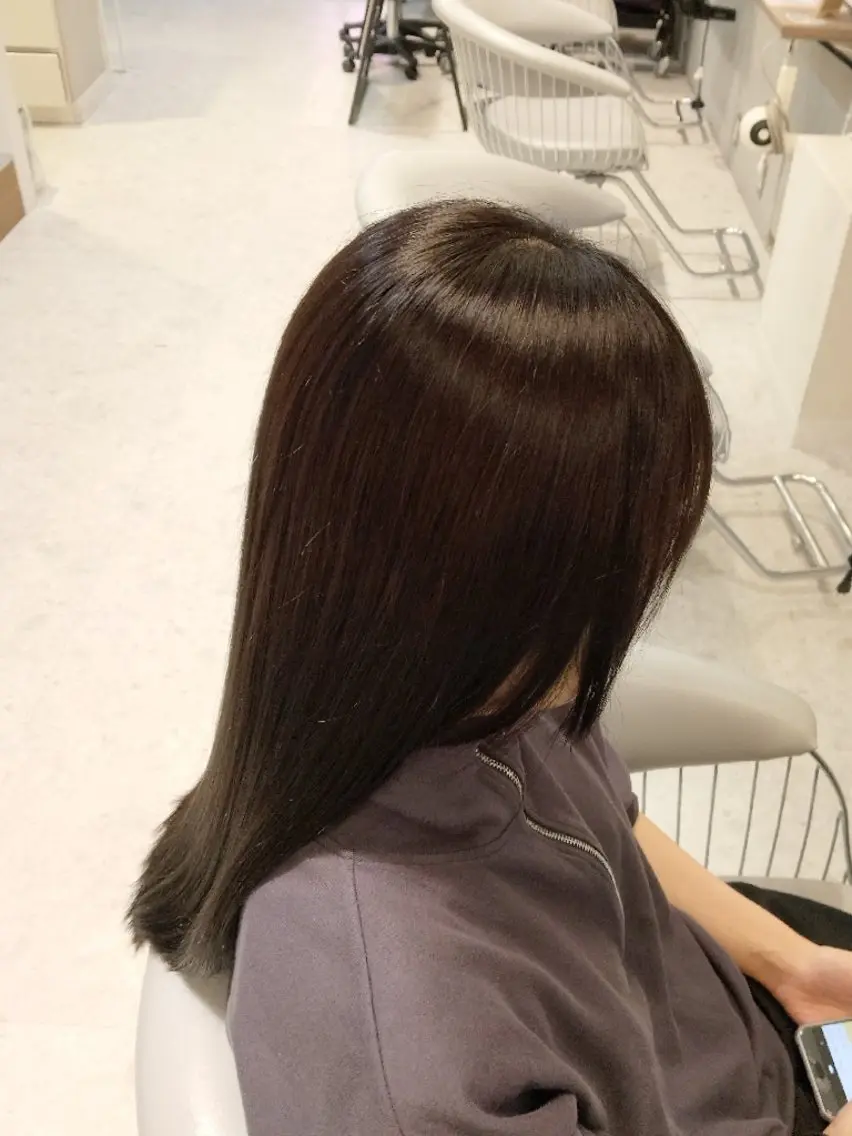 カラー ヘアカラー トリートメント 清水 香麟のヘアスタイル
