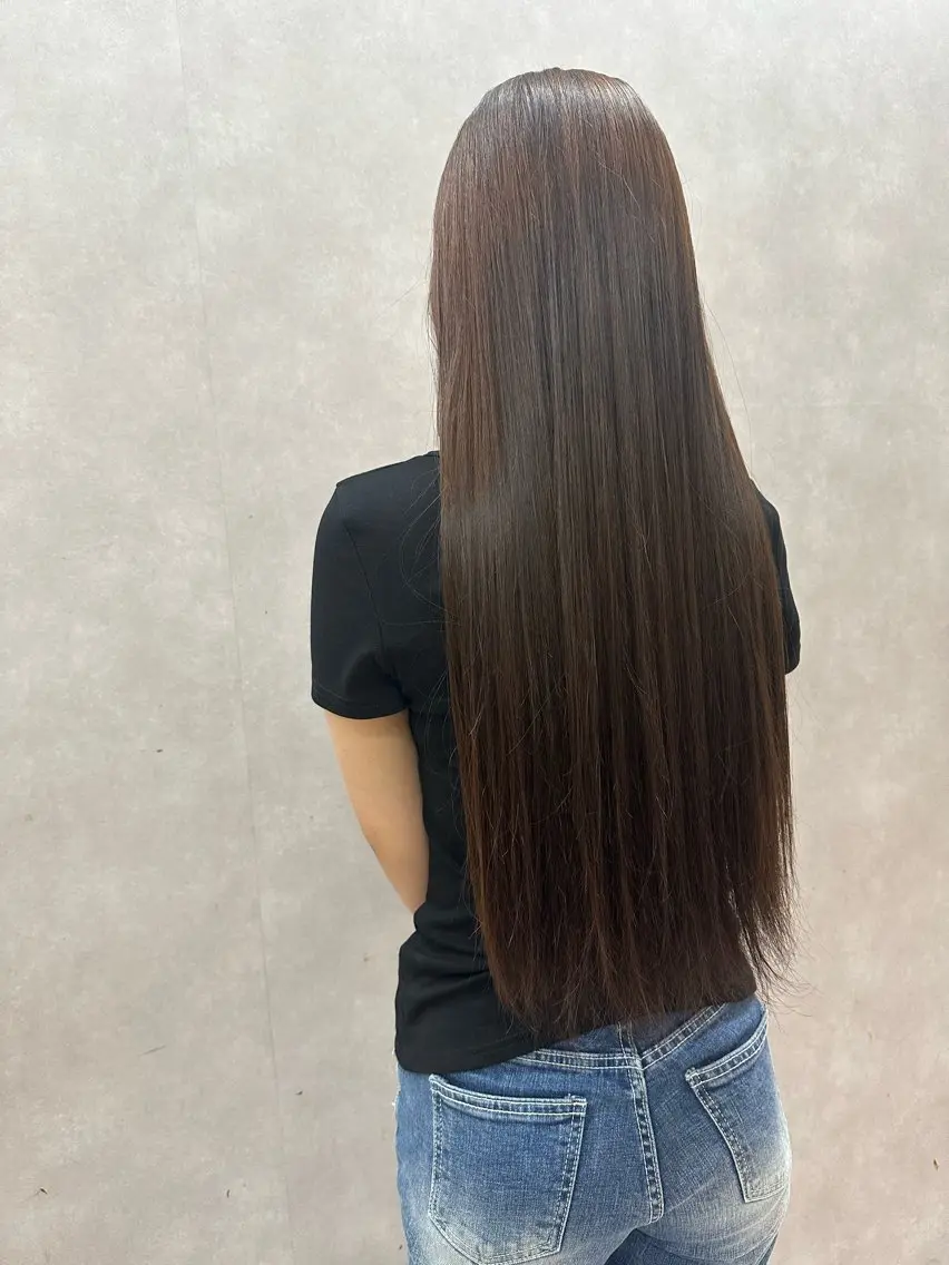 カラー ブラウンカラー 透明感カラー 河内 謡のヘアスタイル