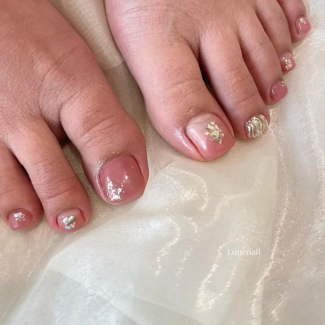 ネイル フットネイル Lune nailのネイルデザイン