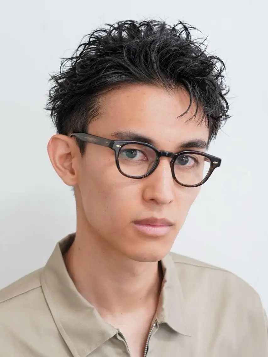 パーマ レディースショート 無料カットばっしーのヘアスタイル
