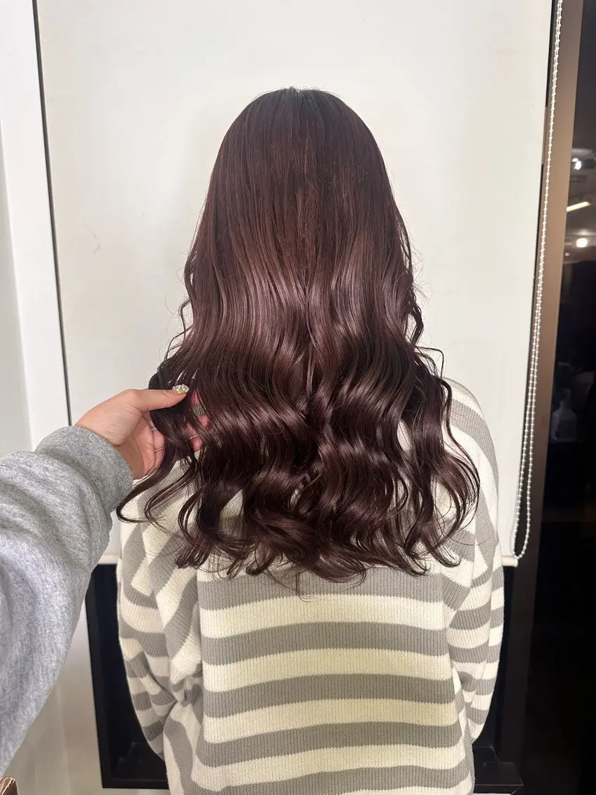 ミディアム カラー ブリーチカラー🫧 森　凪沙のヘアスタイル