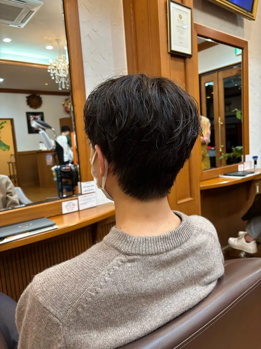 メンズカットパーマ ¥12,000の写真