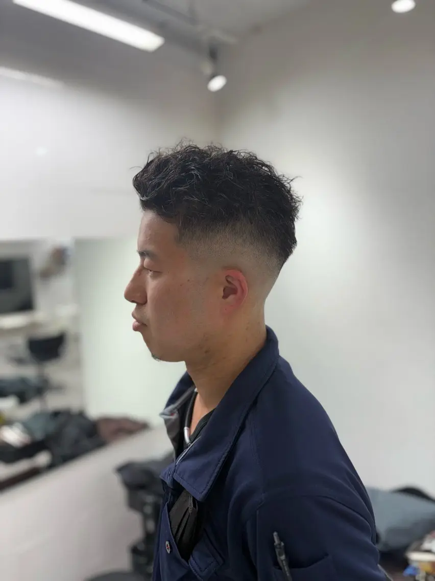 メンズ カット 社会人フェード特化 ／渋谷の雄大のヘアスタイル