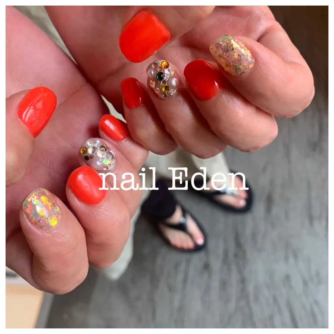 ネイル 持ち込み Eden ♾️のネイルデザイン