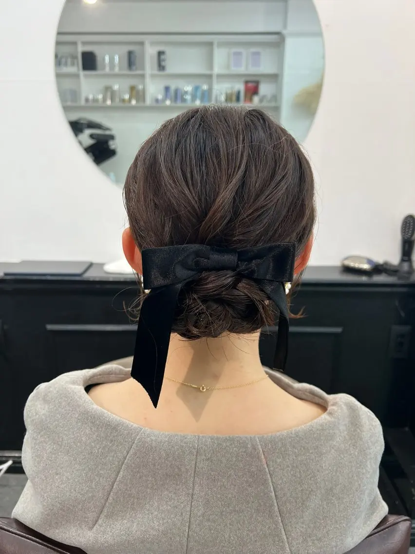ヘアアレンジ ヘアセット 横浜/ブリーチ/ ダブルカラー/RINのヘアスタイル