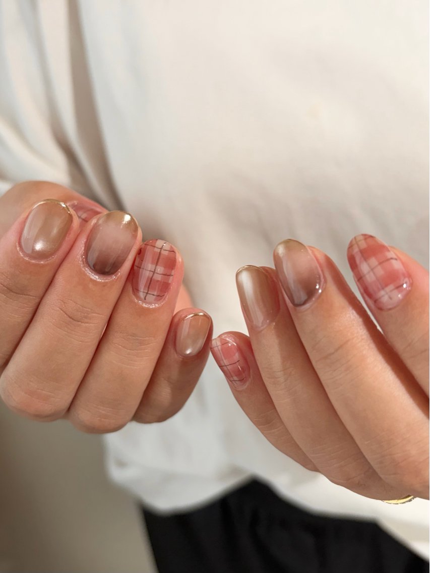 ネイル マグネットネイル ハンドネイル lou nailのネイルデザイン
