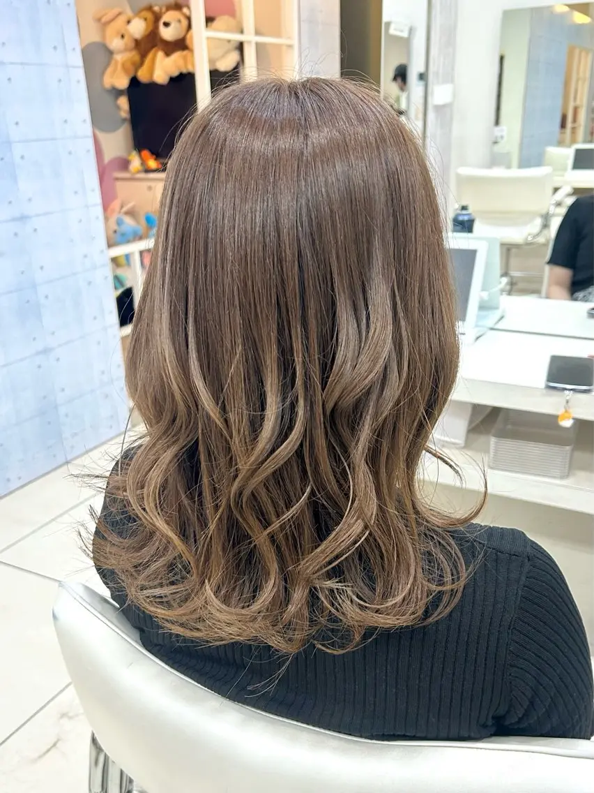 ミディアム ヘアカラー トリートメント 【髪質改善カラー】 瀧田嵐士🇰🇷のヘアスタイル