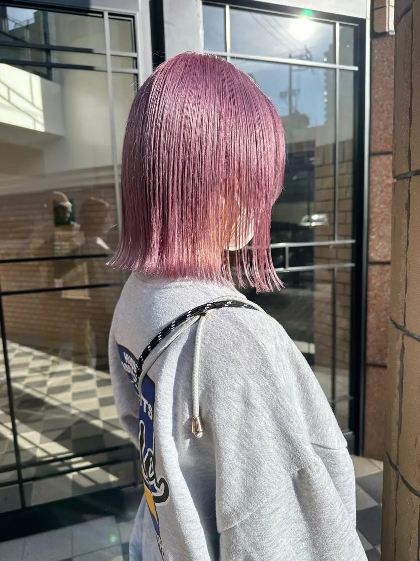 👩女性限定、練習モデル募集中👩　　　【ケアブリーチカラー】の写真