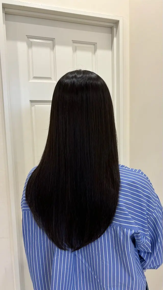 ロング よこやま なぎさのヘアスタイル