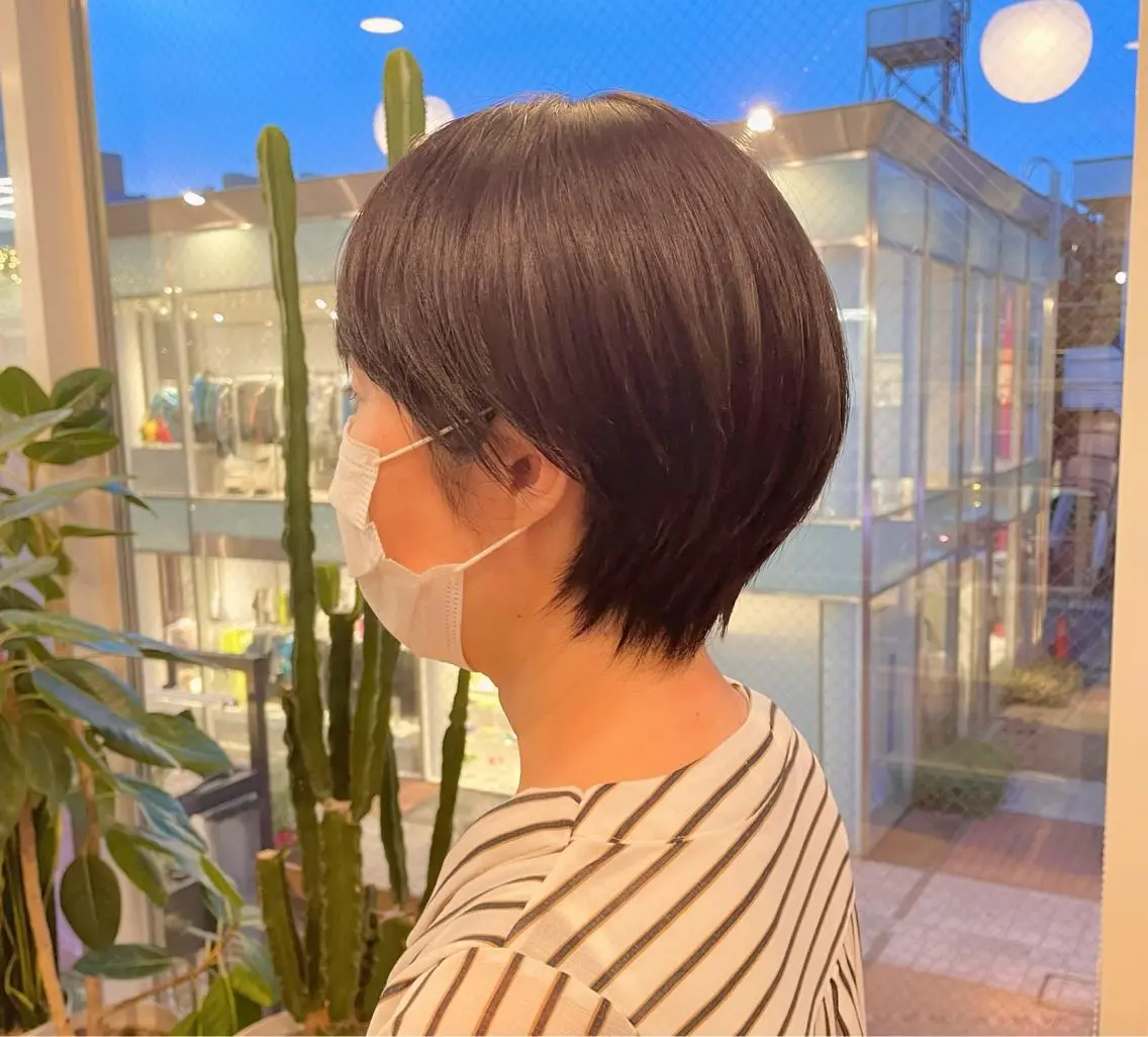 ショート ショートヘア ♡レイヤーボブ パーマ/うらら♡のヘアスタイル