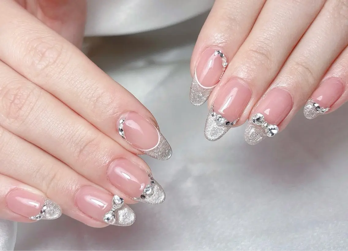 ネイル ハンドネイル Aura Nail 長さだし/パラジェルのネイルデザイン