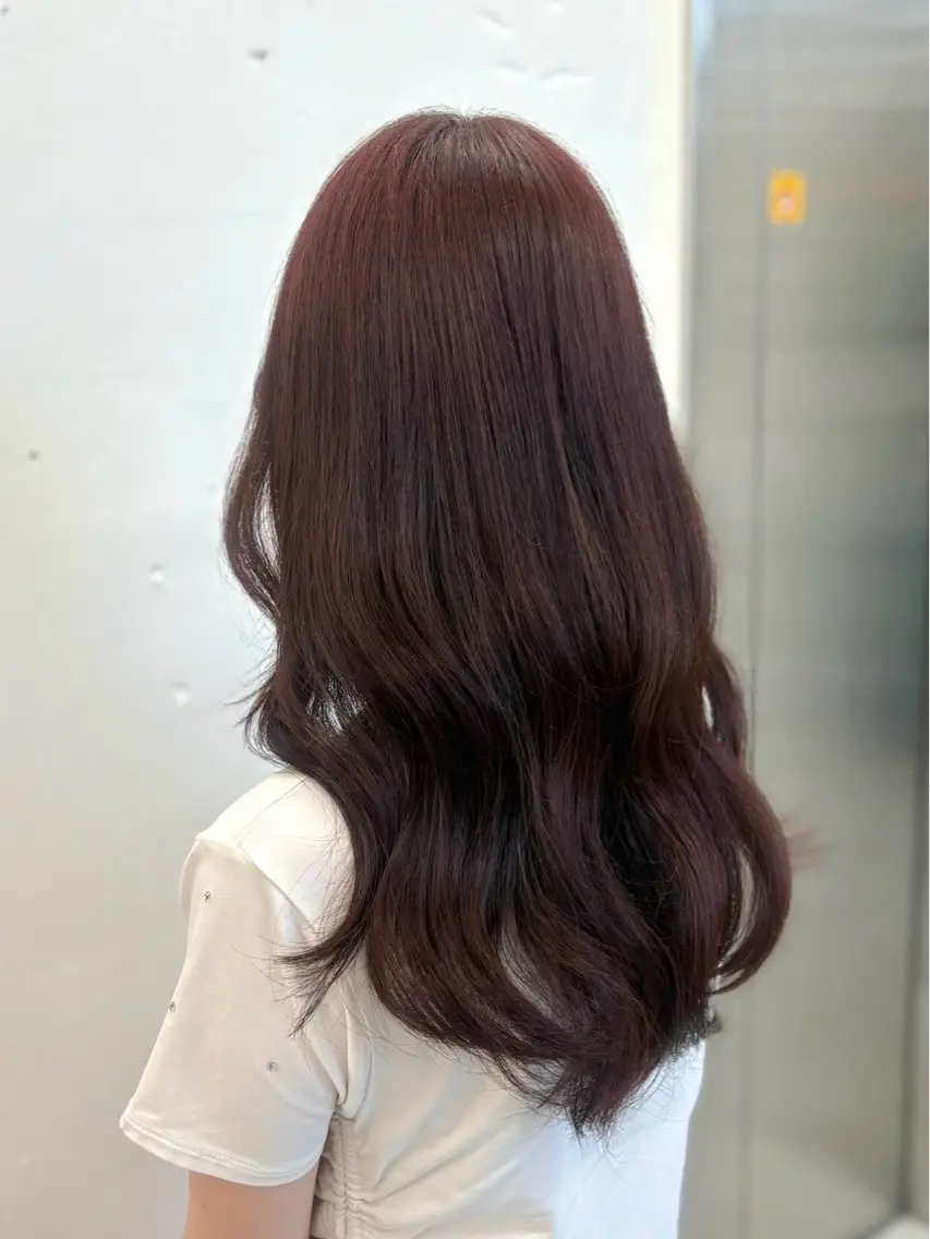 カラー ヘアカラー 野内 柚那のヘアスタイル