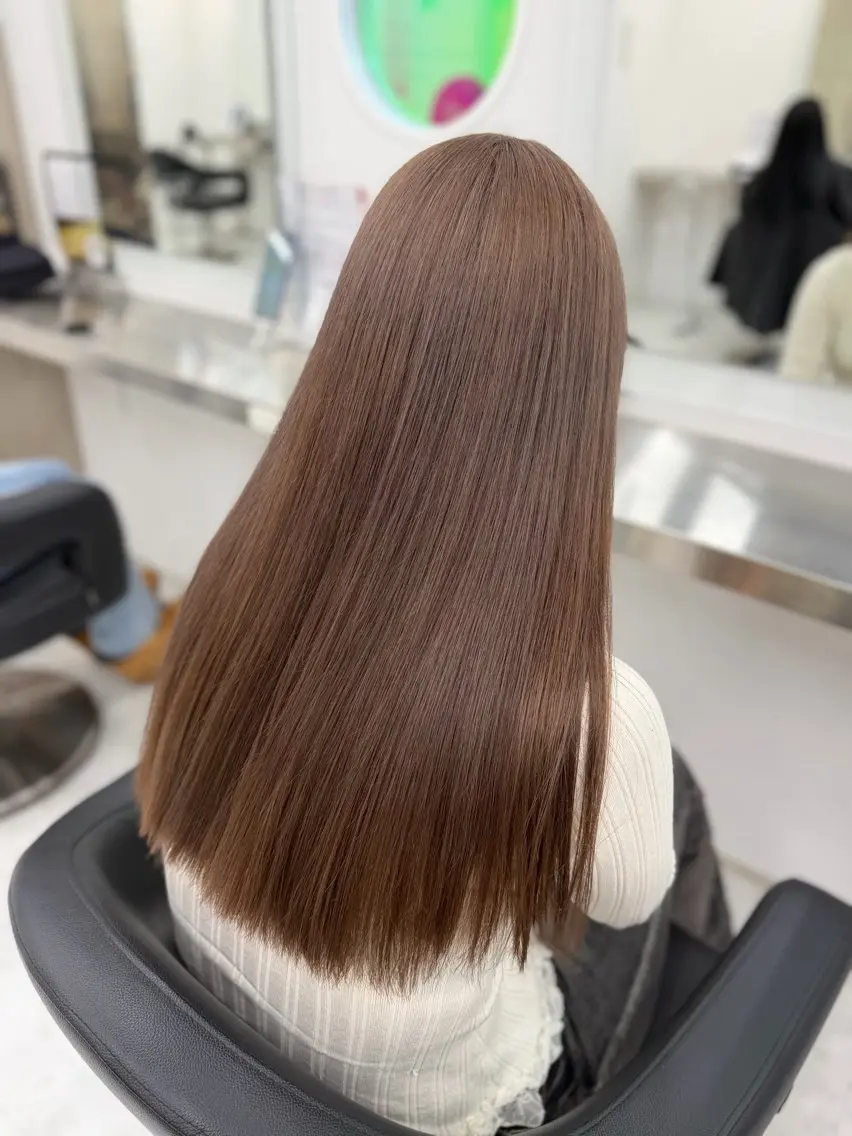 ロング カラー ヘアアレンジ カット ヘアカラー トリートメント 透明感カラー🎀艶髪 Anju/渋谷🎀のヘアスタイル