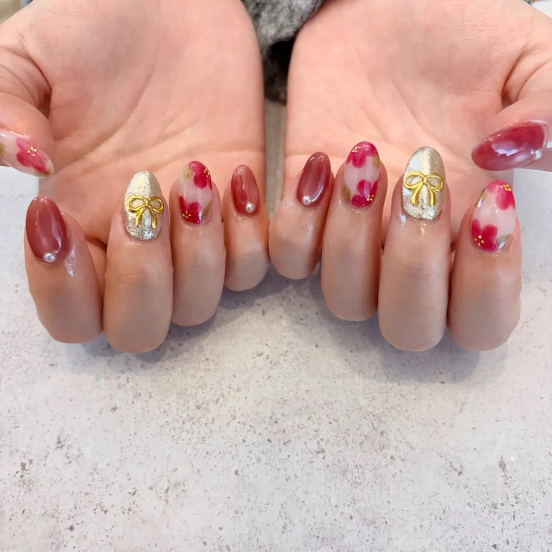 ネイル 卒業式 ハンドネイル Sea  nail by emaのネイルデザイン