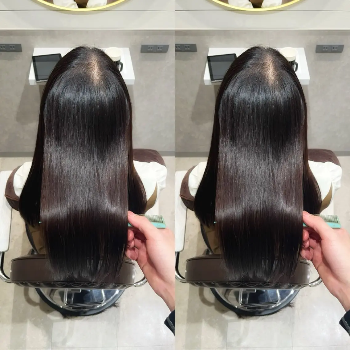ロング カット ヘアカラー トリートメント 銀座⭐️髪質改善⭐️ 平中 留生のヘアスタイル