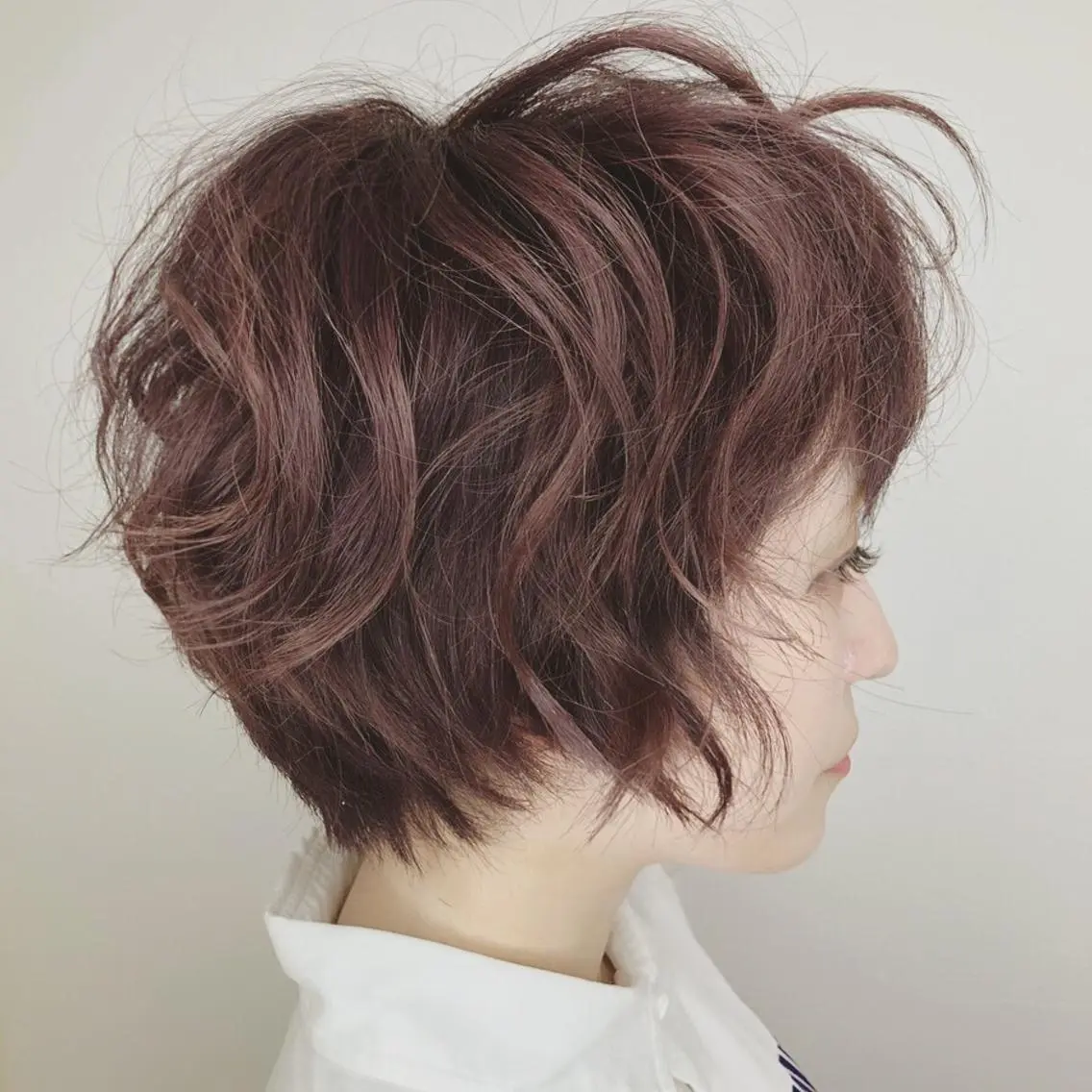 ショート カラー ショートボブ ハンサムショート ボブ ショートヘア 小顔カット ヘアカラー トリートメント ヘッドスパ 上田 篤史のヘアスタイル