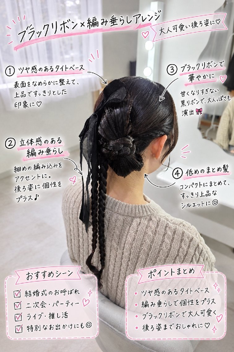 ロング ヘアアレンジ ヘアセット ヘアセットサロン 渥美寿美翔のその他イメージ