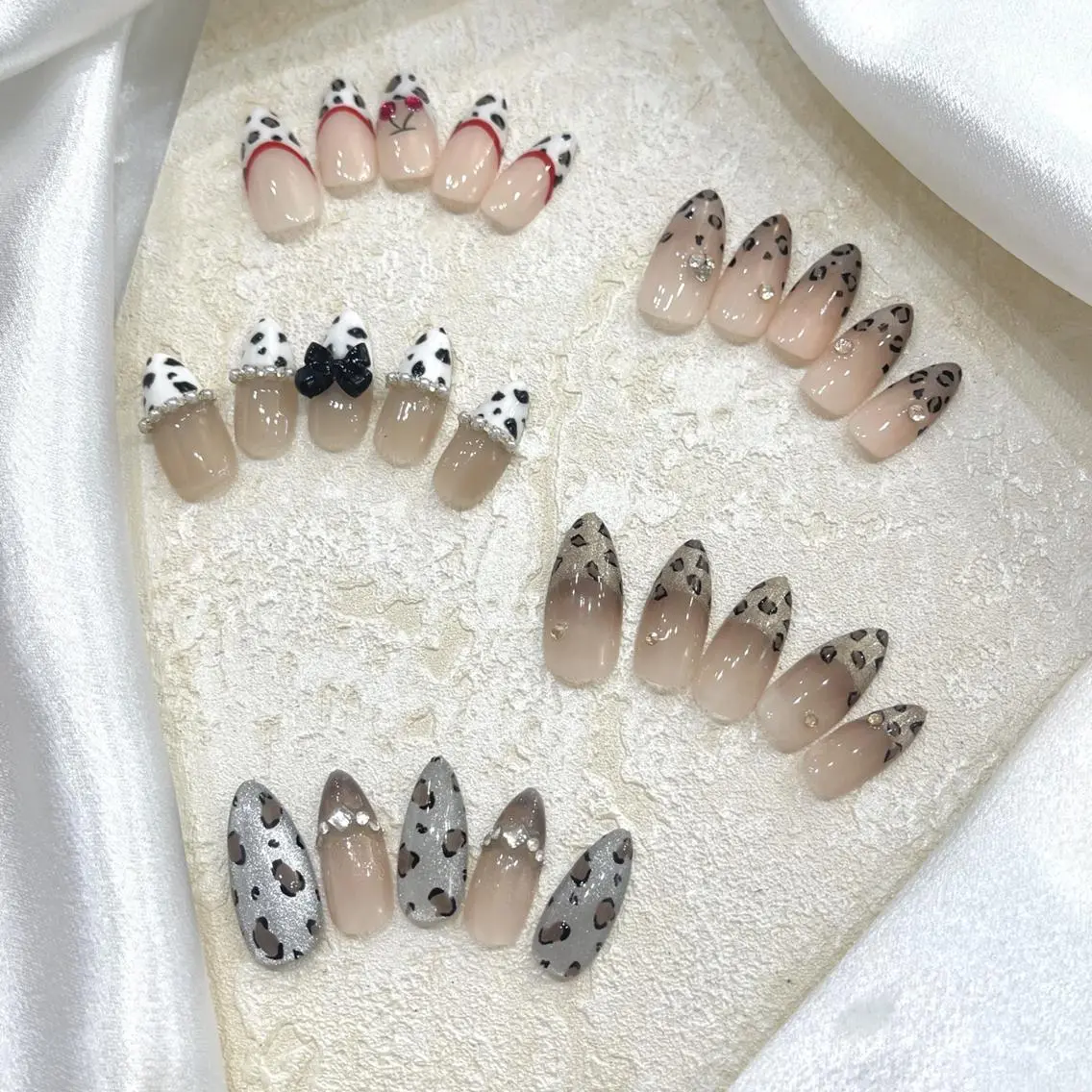 [初回ソフトジェルオフ無料]🤎ヒョウ柄定額コース🤎の写真