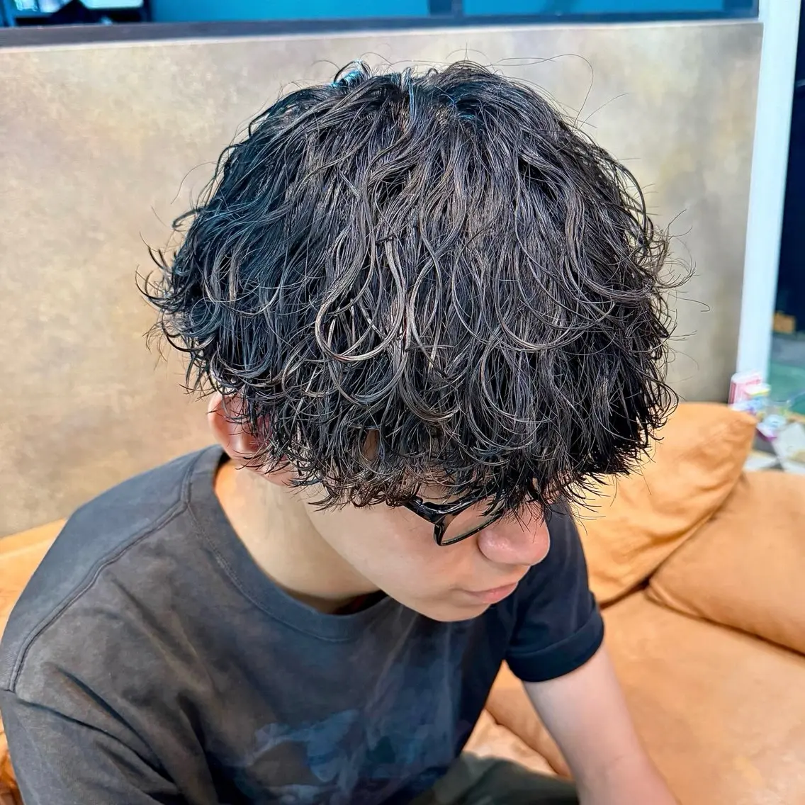 パーマ メンズ Ryu/ ショートモデル募集中のヘアスタイル