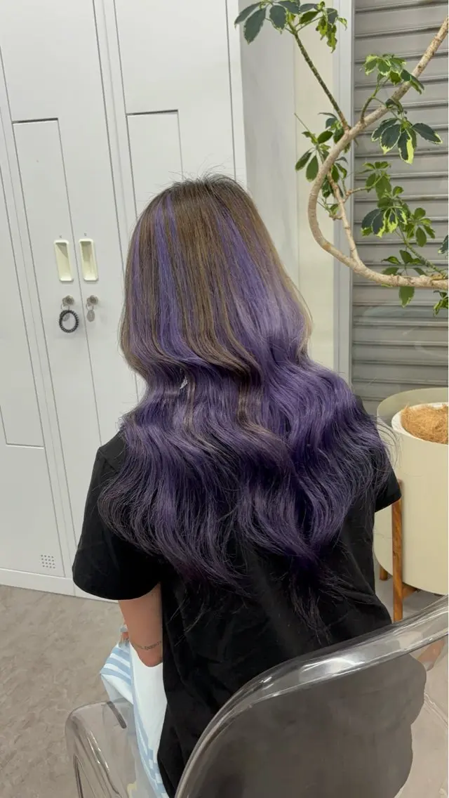 ロング 長谷川 日南のヘアスタイル
