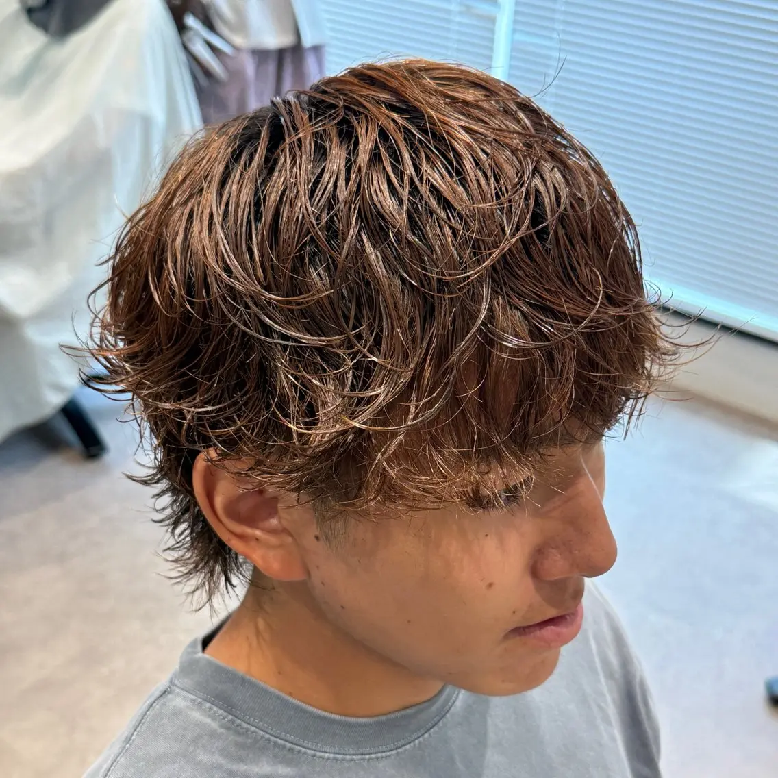 ショート パーマ メンズ カット パーマ Ryosuke /waltのヘアスタイル