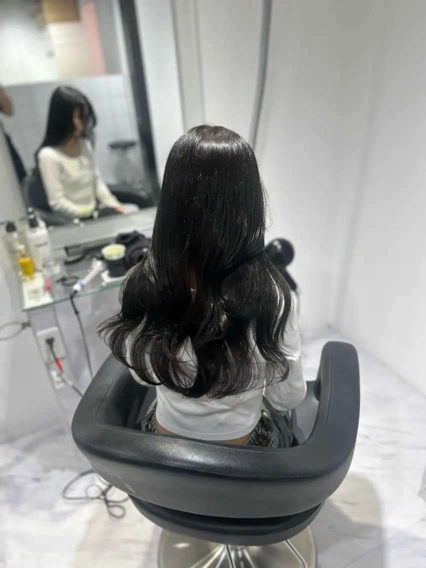 ロング カラー ヘアカラー 表参道/透明感カラー /暗髪/ジュキヤのヘアスタイル