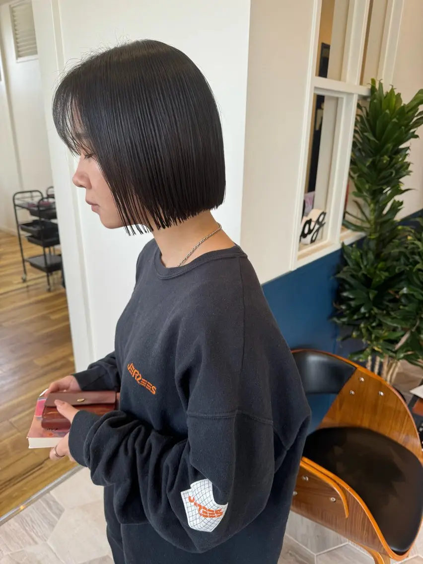 ミディアム ボブ 佳乃 【南流山】のヘアスタイル