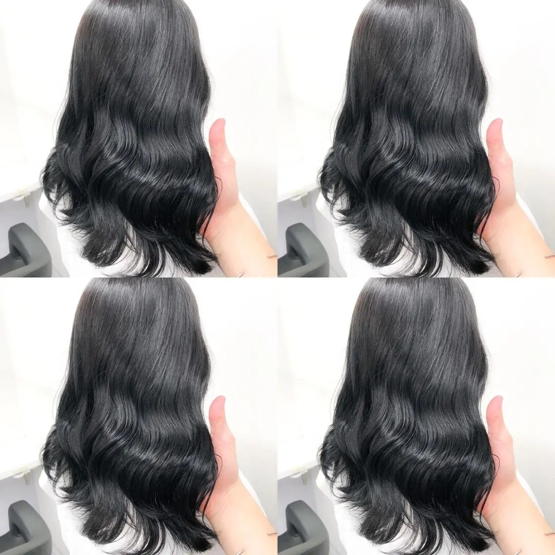 セミロング カラー ヘアカラー トリートメント ハイトーン×レイヤー カットTAKUMIのヘアスタイル