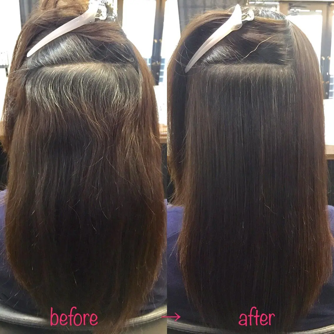 セミロング 縮毛矯正&髪質改善 MAILHAIRのヘアスタイル