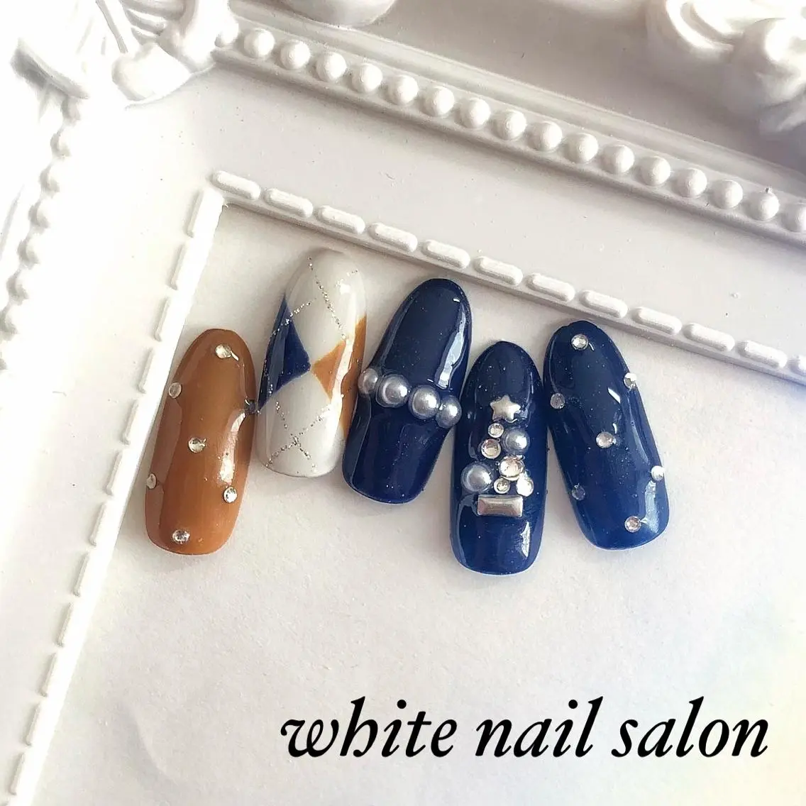ネイル フットネイル ジェルネイル ハードジェル 持ち込み オフィスネイル ハンドネイル white nail salonのネイルデザイン