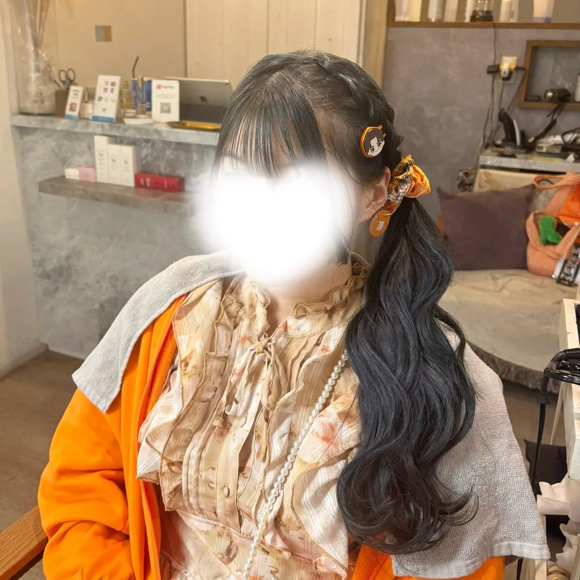 ロング ヘアアレンジ ヘアセット ゆ ののヘアスタイル
