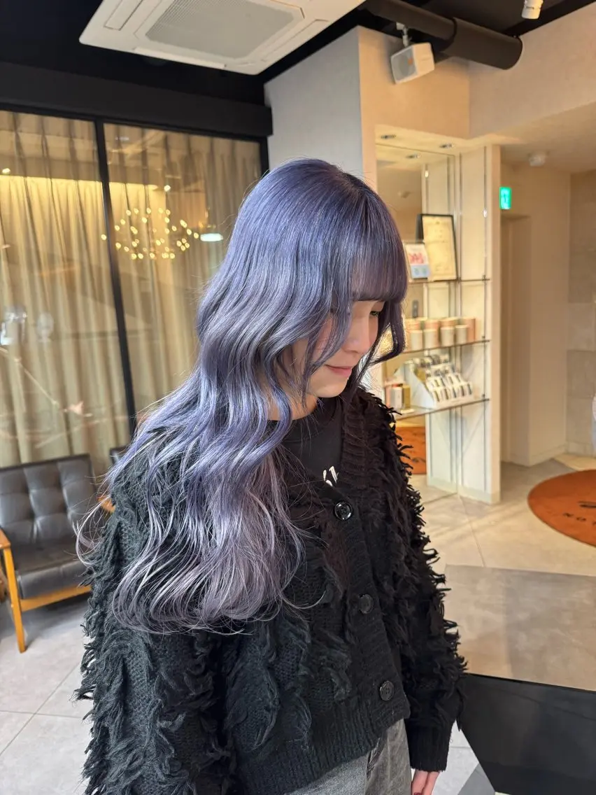 【⭐️カットがいらない方⭐️】ケアブリーチ➕カラーの写真