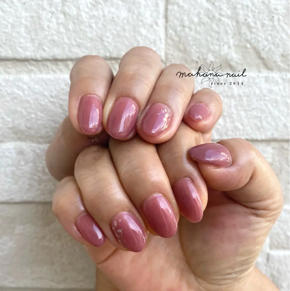 ネイル ワンカラーネイル mahana nailのネイルデザイン