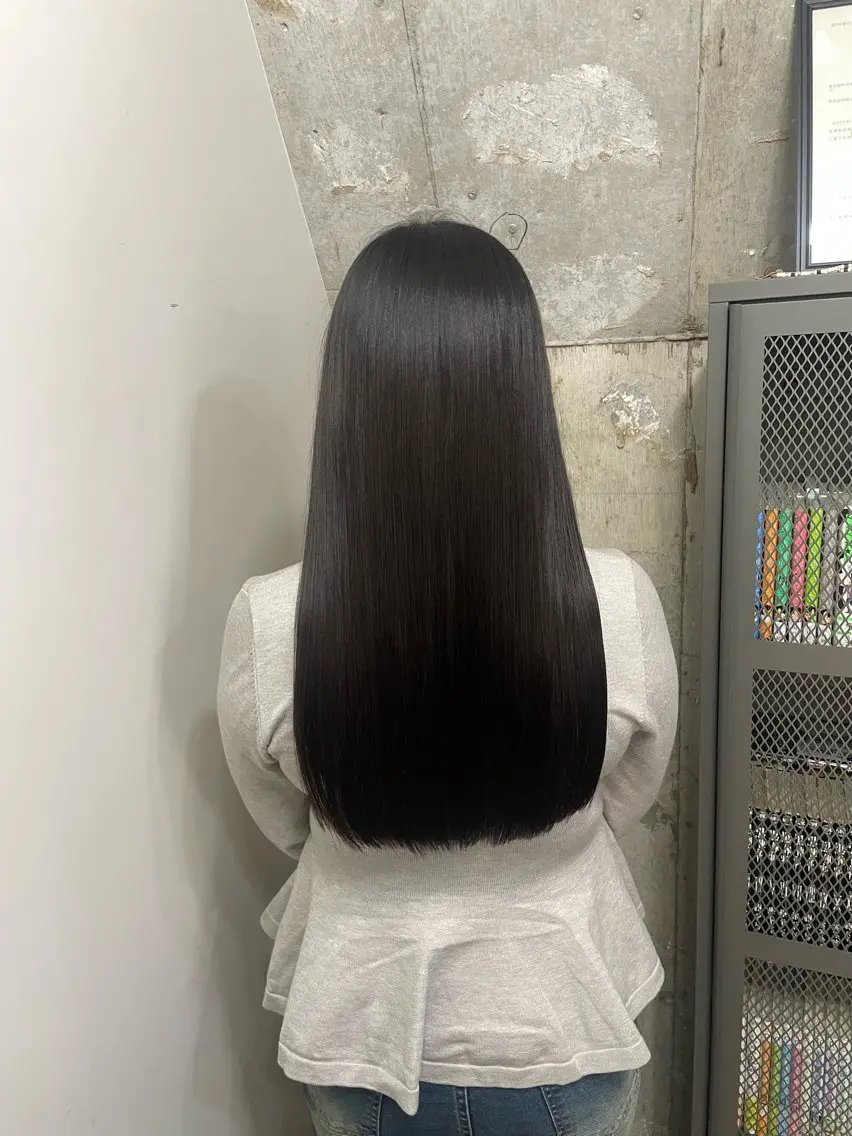 ロング トリートメント トリートメント ニュアンスカラー/ 🫧レミ(坊主)のヘアスタイル