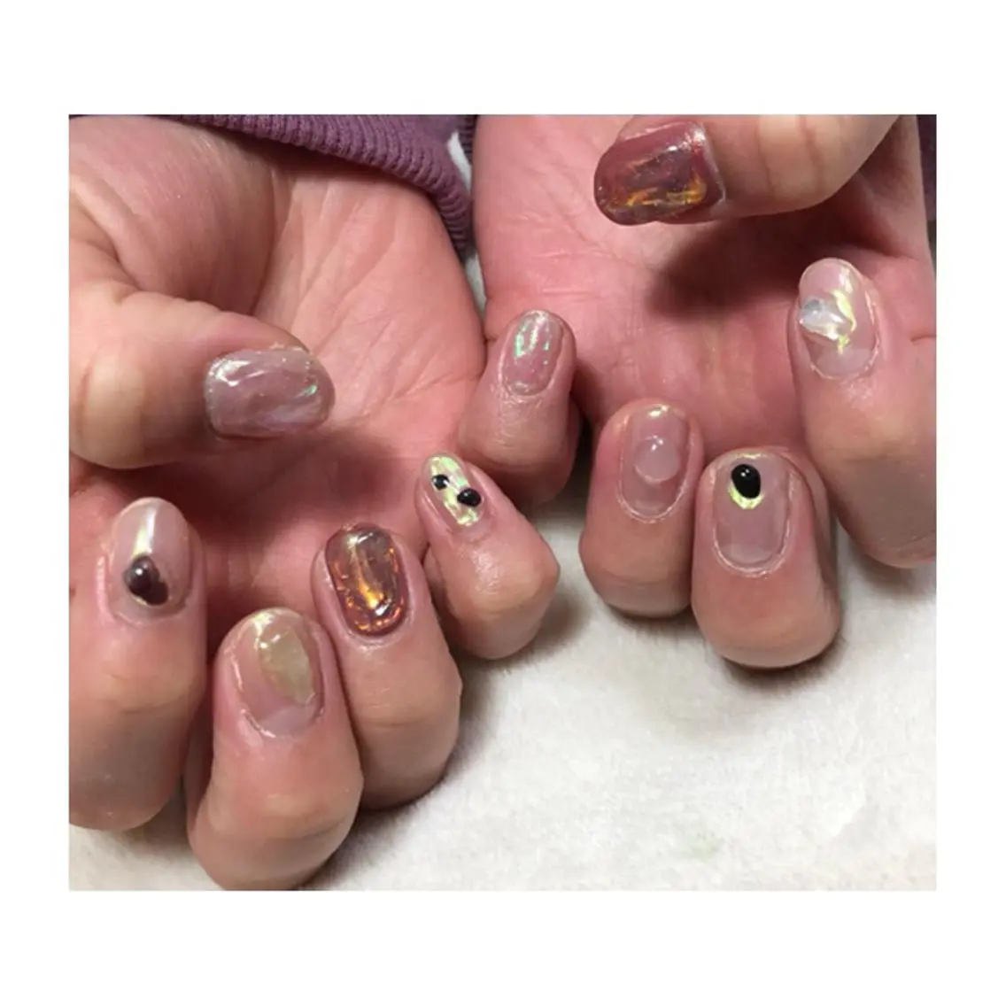 ネイル ニュアンスネイル 春ネイル ハンドネイル nails 🎀meのネイルデザイン