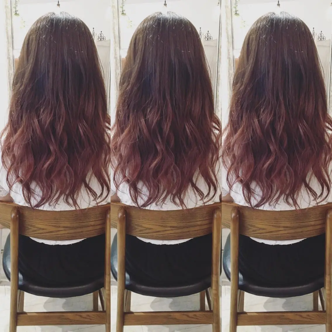 セミロング エクステ(レミー毛) NINEのヘアスタイル
