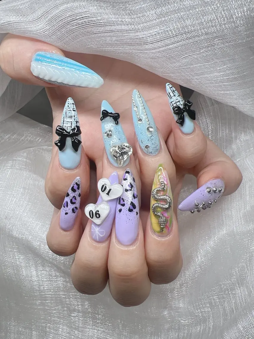 ネイル ハンドネイル Lee Nails チップ長さだし専門店のネイルデザイン