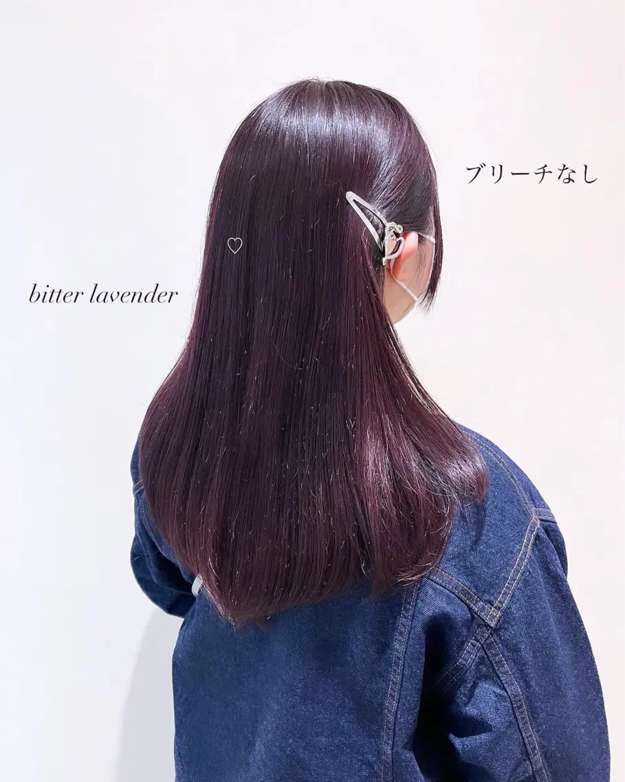 セミロング ヘアカラー トリートメント ヘアセット RIKO👼🏻💓 韓国ガーリーのヘアスタイル