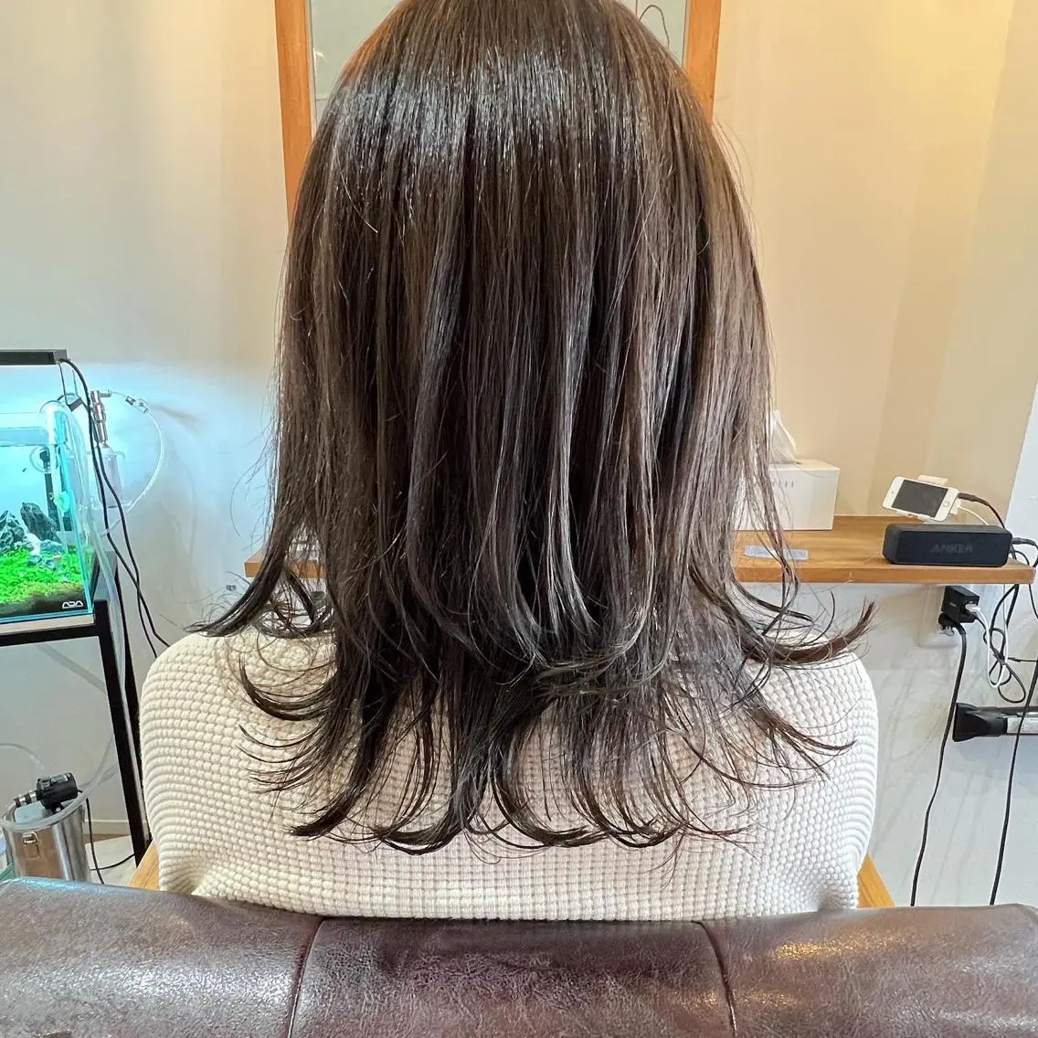 ミディアム カラー 松永 真弥のヘアスタイル