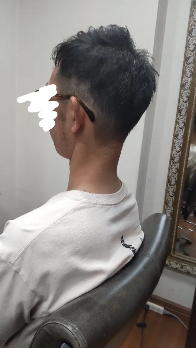 メンズ ツーブロック 刈り上げ ホリウチ リョウコのヘアスタイル