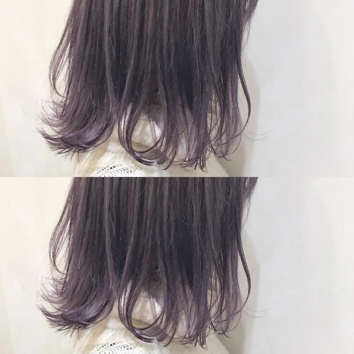 ミディアム カラー ヘアアレンジ アッシュ ラベンダーカラー ラベンダーアッシュ カット ヘアカラー トリートメント ヘアセット 🫧柔色/トレンド カラー/川辺晴加のヘアスタイル
