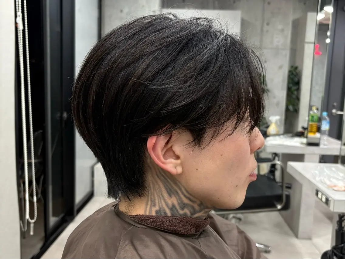 パーマ ヘアアレンジ メンズ メンズパーマ ニュアンスパーマ カット パーマ ヘアセット AKI .のヘアスタイル