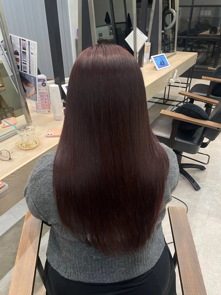 ロング カラー&縮毛 kotojiのヘアスタイル