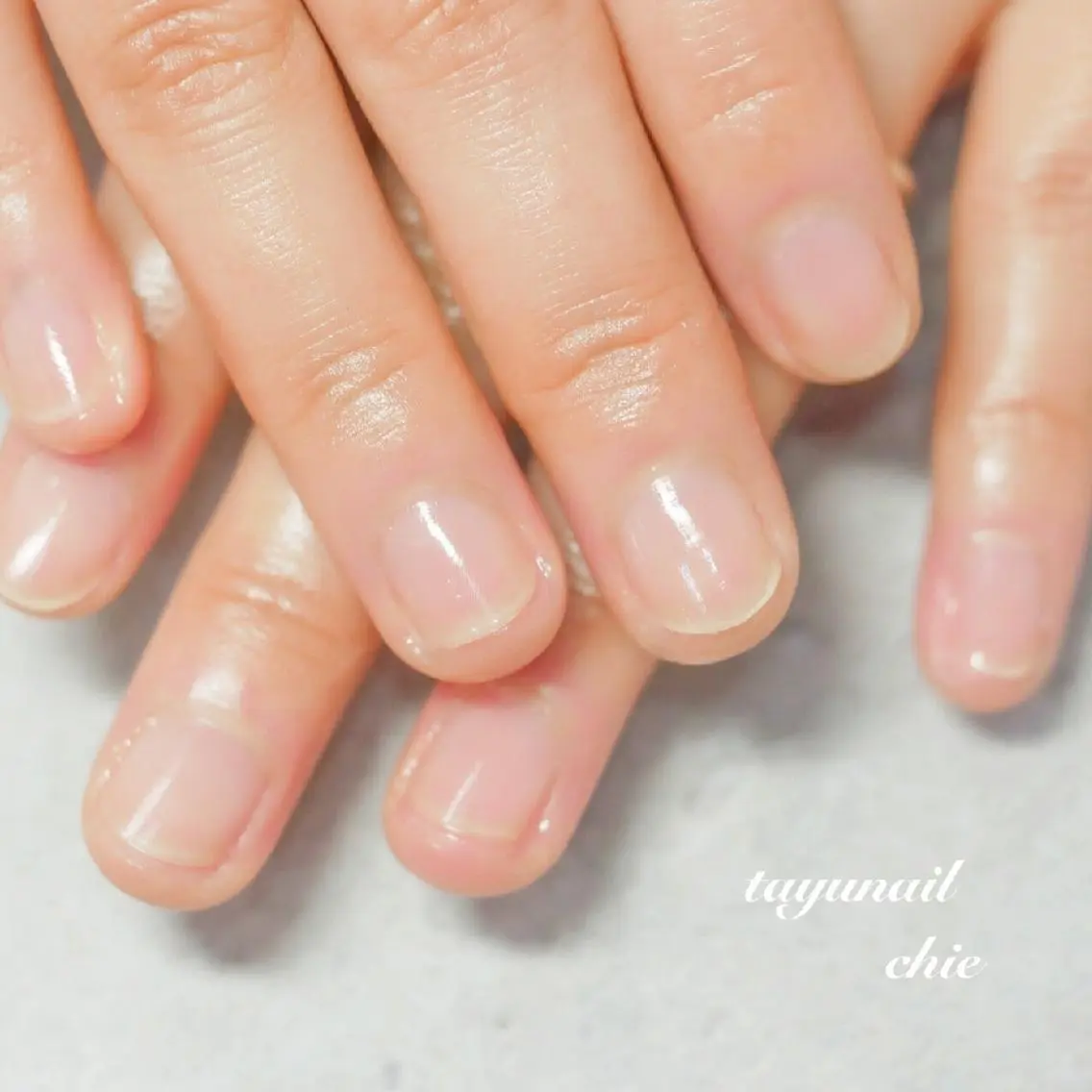 ネイル ブルー ジェルネイル パラジェル 春ネイル ネイルサロン 【たゆnail】のネイルデザイン