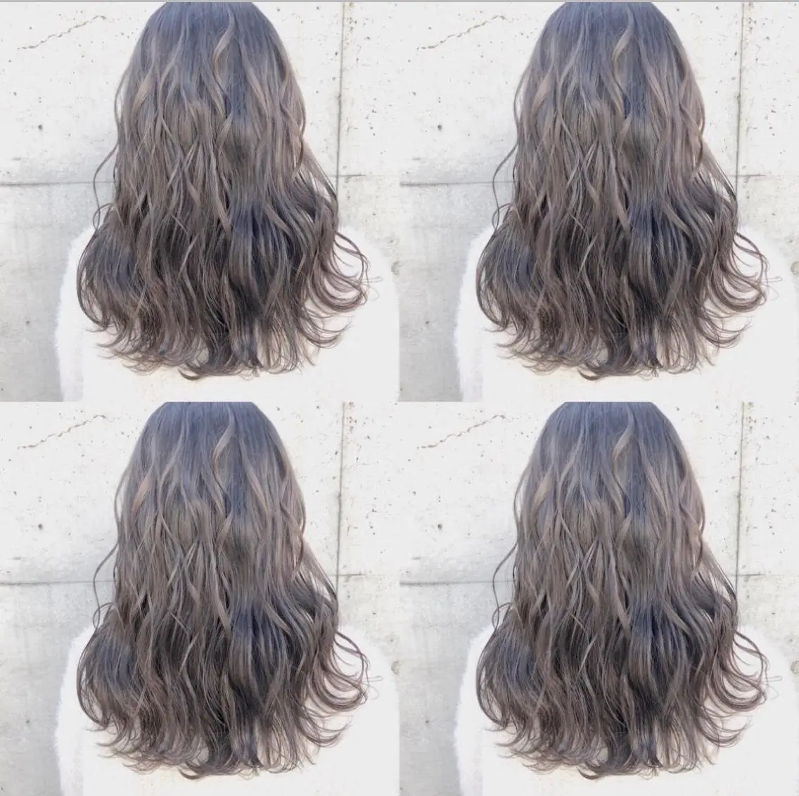 ロング カラー ヘアアレンジ アッシュ ブリーチ ブロンド ブルーカラー ブルージュ メンズスタイル ly本厚木のヘアスタイル