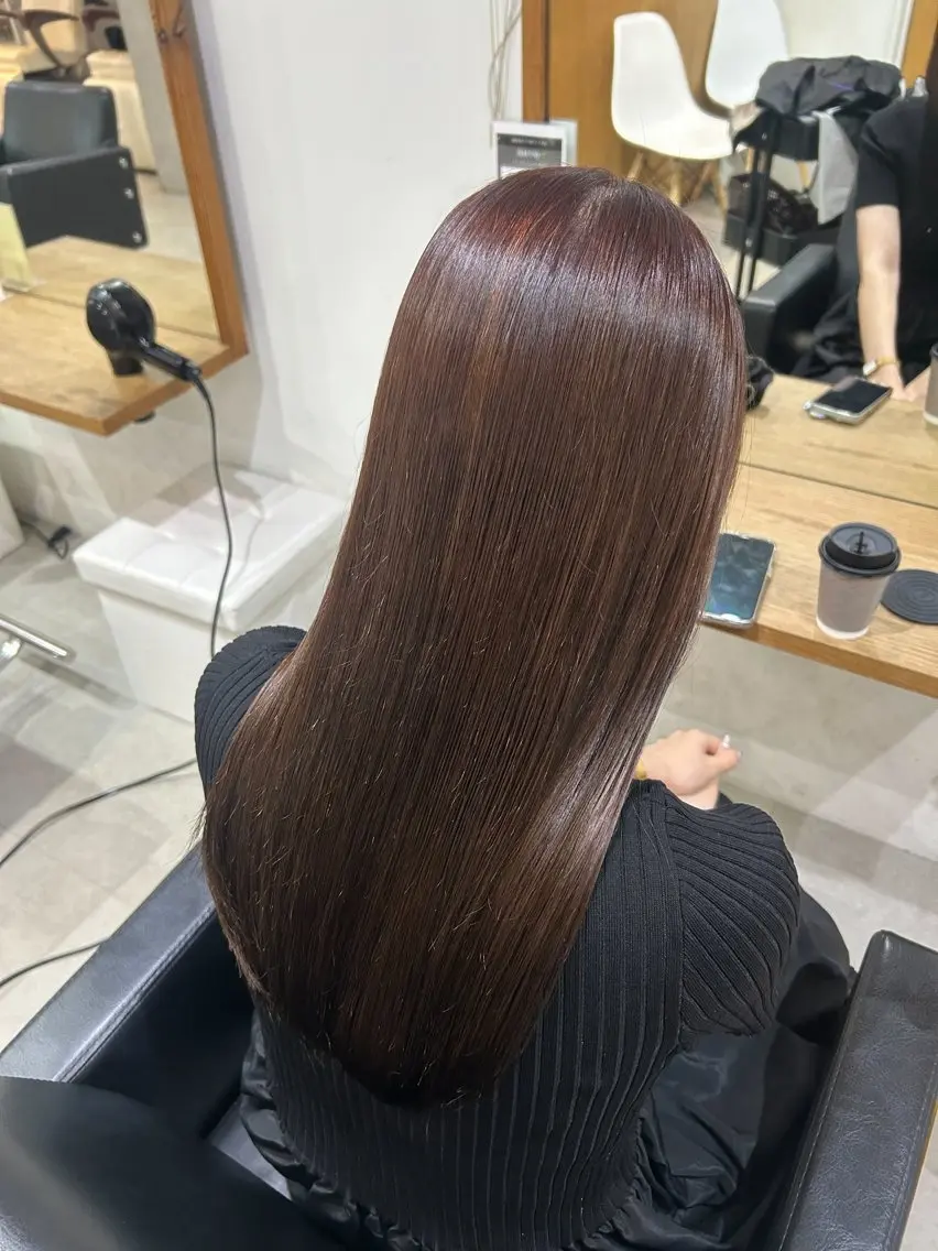 ロング 縮毛矯正 縮毛矯正1000円/ MIKU🎀のヘアスタイル