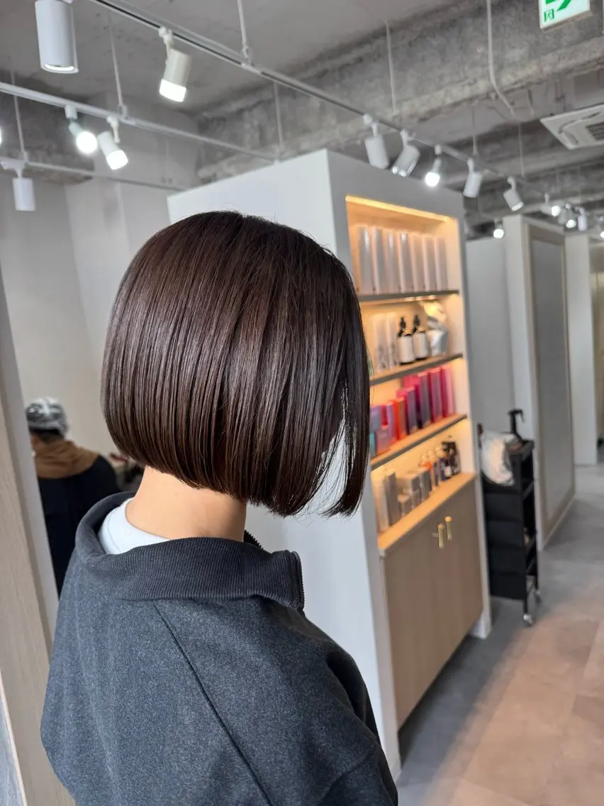 ショート カラー 🌬️attrait 髪質改善/個室サロンのヘアスタイル