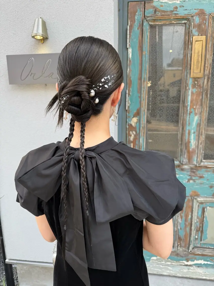 ロング ヘアアレンジ ヘアセット Orla 🌿chiekoの眉毛・アイブロウイメージ